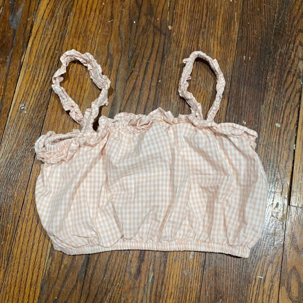 Cute Milkmaid Style Crop Top